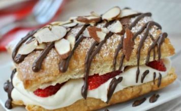 Strawberry Cheesecake Napoleons
