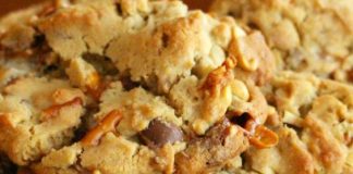 Candy Bar Pretzel Cookies