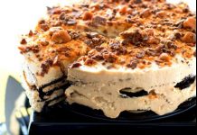 Chocolate Peanut Butter Refrigerator Cake