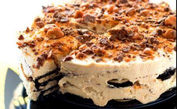 Chocolate Peanut Butter Refrigerator Cake