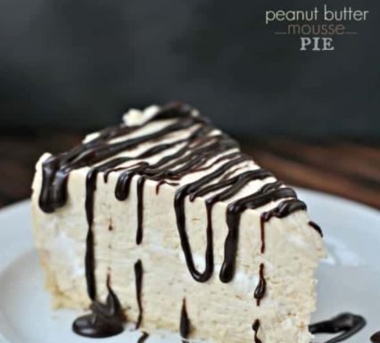 Peanut Butter Mousse Pie