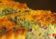 BROCCOLI CHEDDAR BACON QUICHE