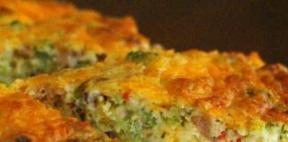 BROCCOLI CHEDDAR BACON QUICHE