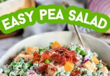 THE BEST PEA SALAD