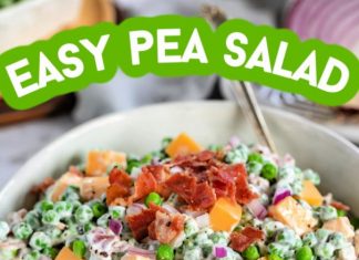 THE BEST PEA SALAD