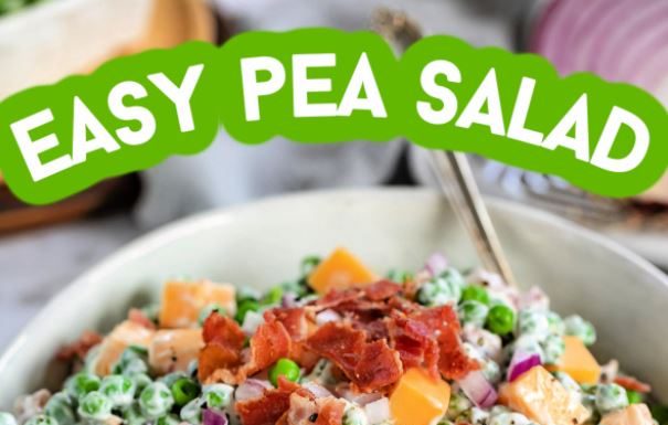 THE BEST PEA SALAD