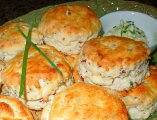 Beef And Bleu Cheese Biscuits