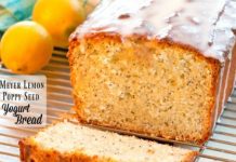 Meyer Lemon Poppy Seed Yogurt Bread