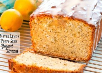 Meyer Lemon Poppy Seed Yogurt Bread