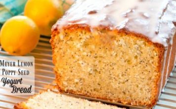 Meyer Lemon Poppy Seed Yogurt Bread
