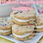 Funfetti Shortbread Cookie Sandwiches