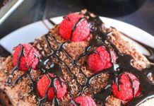 Chocolate Baileys Poke Cake