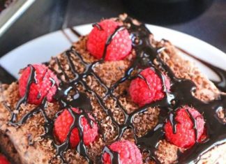 Chocolate Baileys Poke Cake