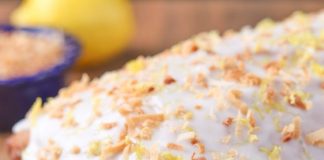 LEMON COCONUT YOGURT BREAD