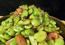 Brown Butter Baby Lima Beans And Ham