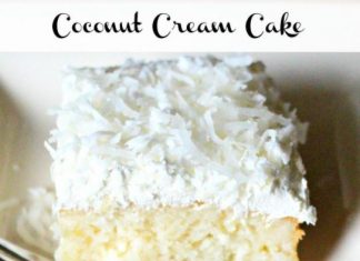 Coconut Cream Cake