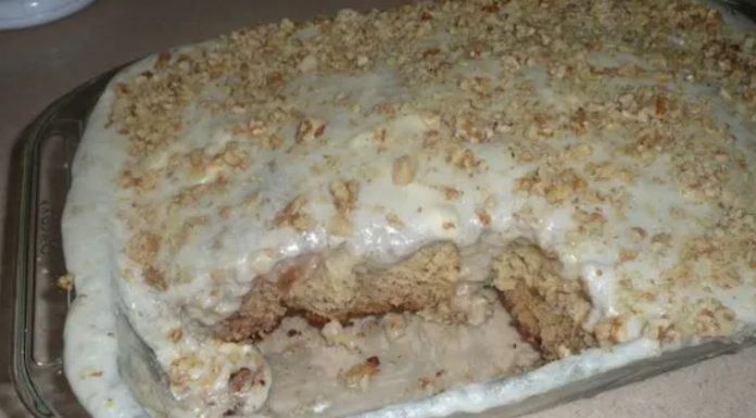 Banana Sheet Cake with Banana Frosting