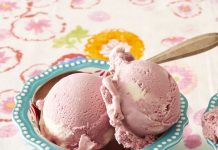 Blackberry–Cheesecake Swirl Ice Cream