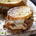 BBQ Chicken Grilled Cheese Sandwich