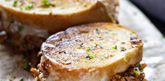 BBQ Chicken Grilled Cheese Sandwich