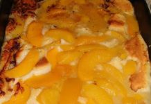 SARAH Lee’s Sugar Free Peach Cobbler