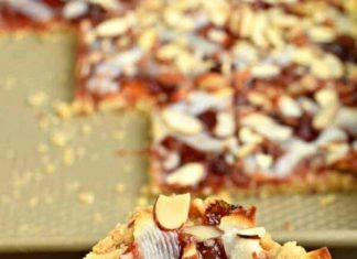 Strawberry Almond Bars