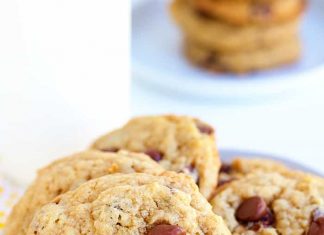 Banana Chocolate Chip Cookies