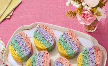 Easter Egg Cereal Treats