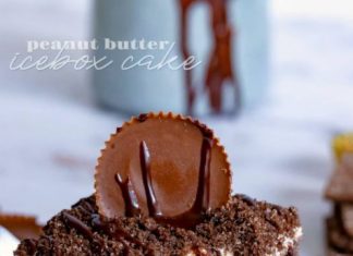 Peanut Butter Icebox Cake