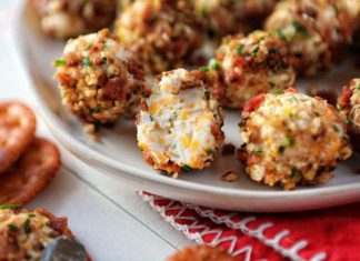Bacon Ranch Cheese Ball Bites