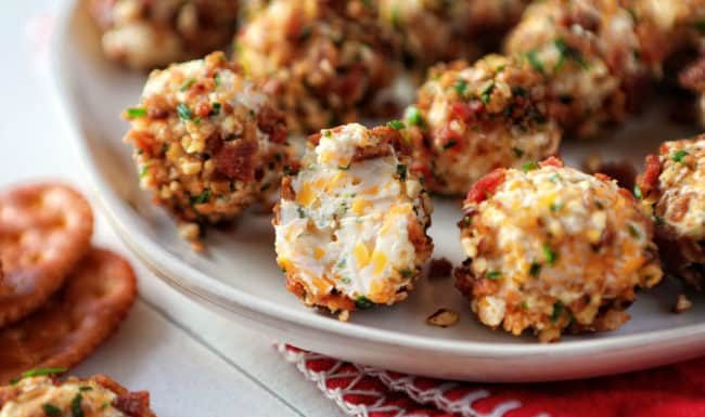 Bacon Ranch Cheese Ball Bites