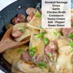 PIEROGIES SAUSAGE SKILLET
