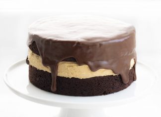 Biscoff Buckeye Cake