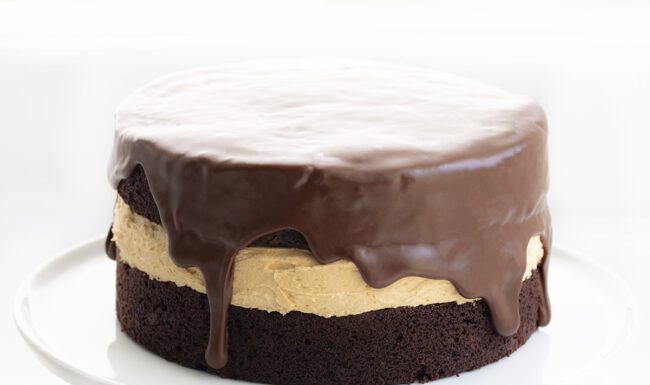 Biscoff Buckeye Cake