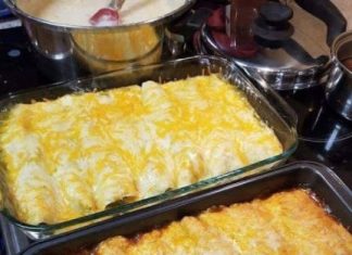 Cream Cheese Chicken Enchiladas