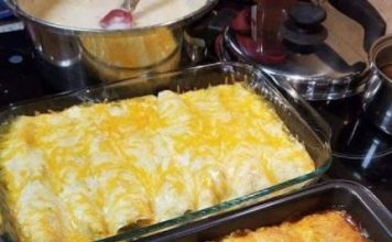 Cream Cheese Chicken Enchiladas