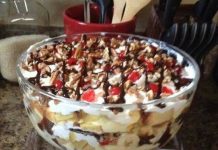 Banana Split Trifle