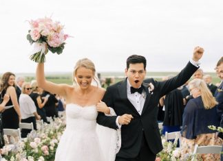 How Alex Drummond’s Enchanting Floral Arrangements Were Created for Her Wedding