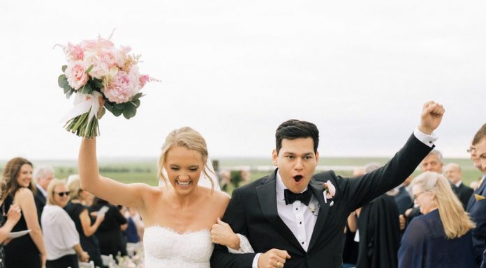 How Alex Drummond’s Enchanting Floral Arrangements Were Created for Her Wedding