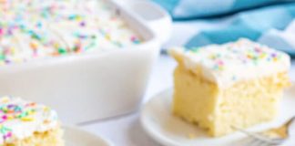 Vanilla Sheet Cake