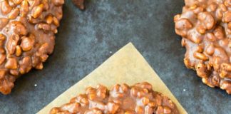 HOMEMADE STAR CRUNCH COOKIES-NO BAKING!