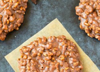 HOMEMADE STAR CRUNCH COOKIES-NO BAKING!