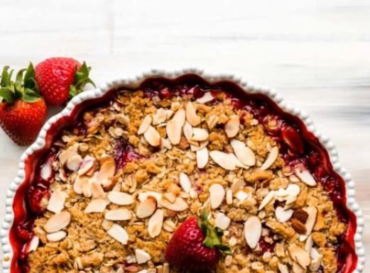 Strawberry Vanilla Crisp