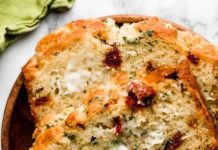 Asiago & Sun-Dried Tomato Quick Bread