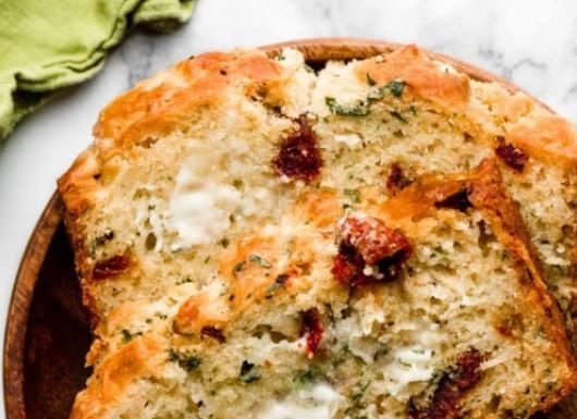 Asiago & Sun-Dried Tomato Quick Bread