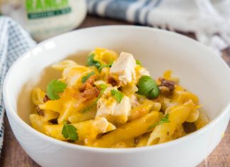 CHICKEN BACON RANCH PASTA