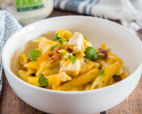 CHICKEN BACON RANCH PASTA
