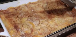 Peachy Peach Cobbler