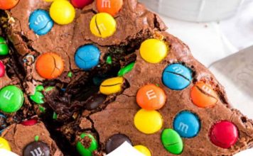 M&M’s Brownies Recipe