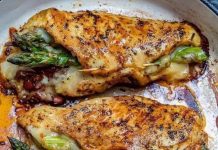Asparagus Stuffed Chicken Breast will change the way you eat chicken easy